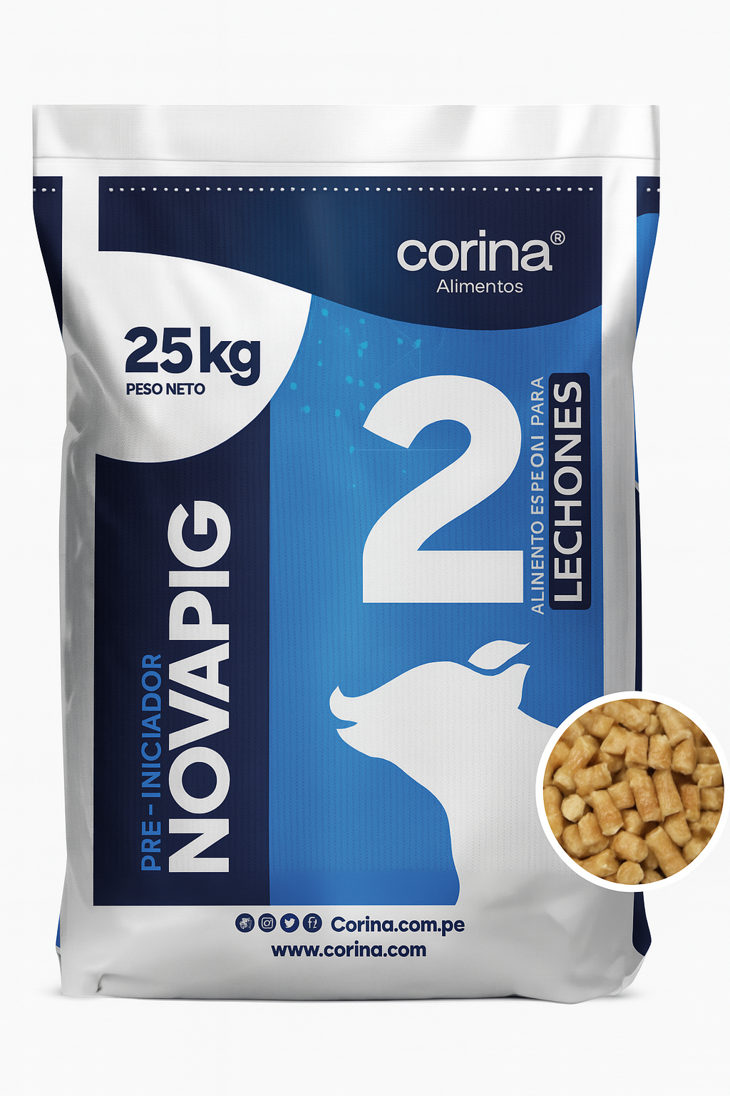 Nova Pig Pre Inicio II Pellet 25kg